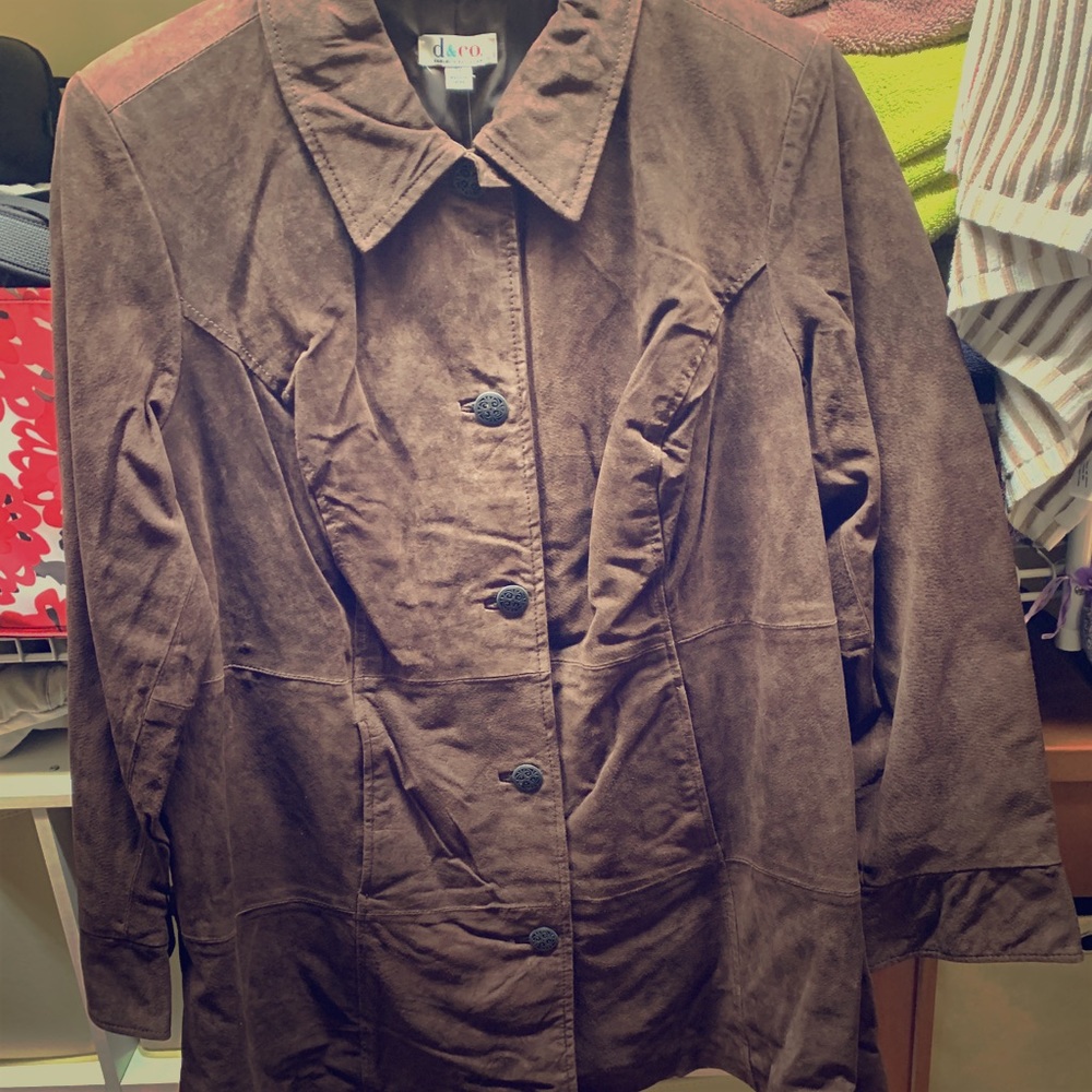Suede coat